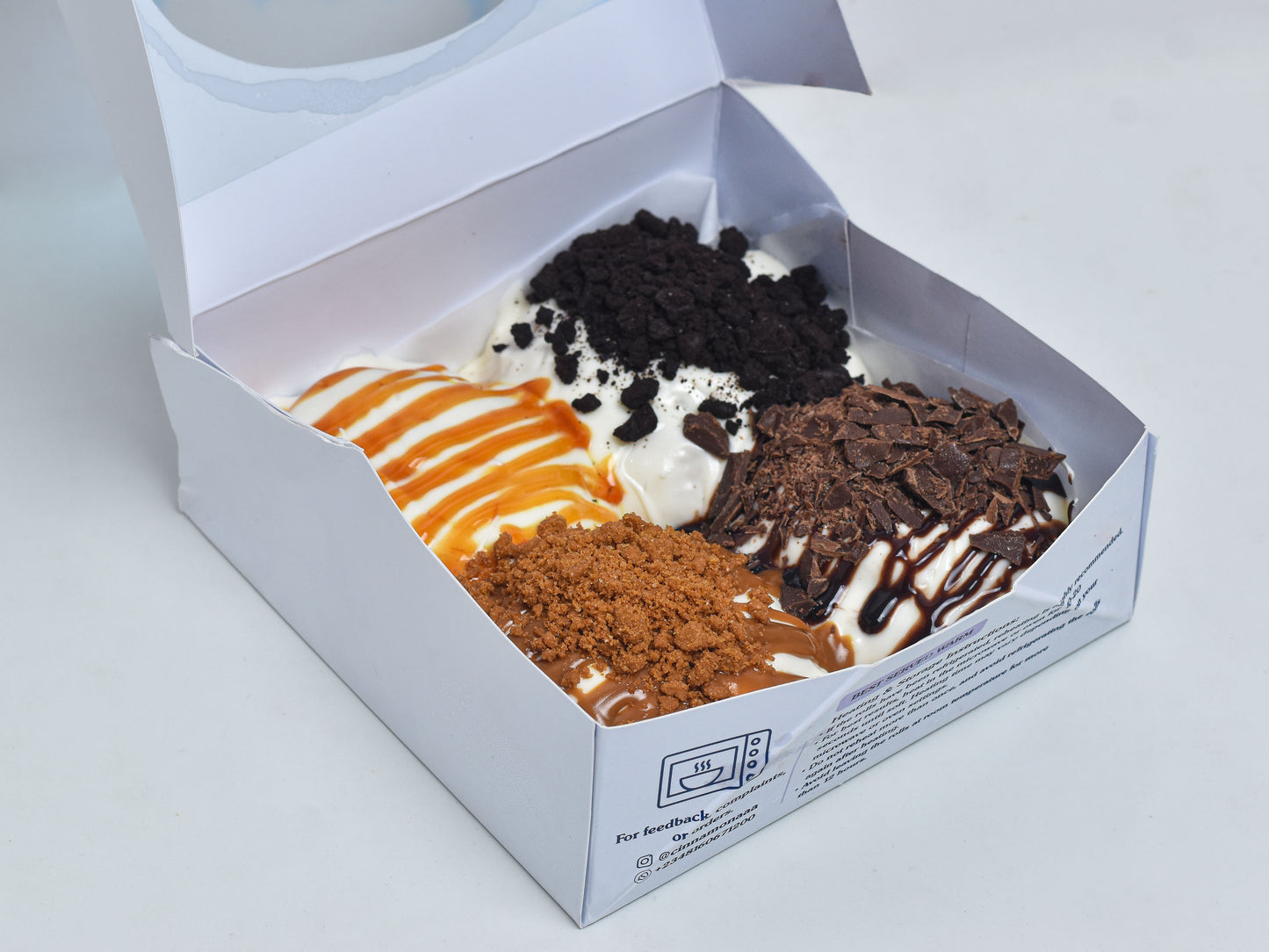 Frosted Cinnamon Rolls with Toppings